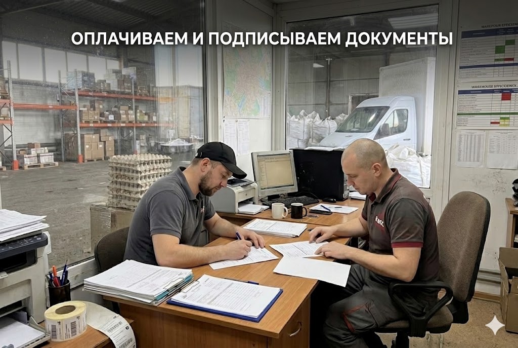 Оплата наличными или переводом на месте сразу после взвешивания